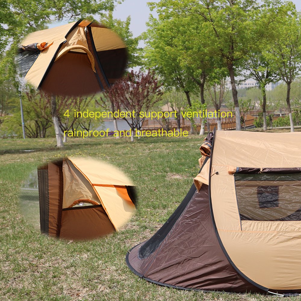 Foldable easy portable custom logo tent sun shade shelter for camping events with air vent Foldable easy portable custom logo tent sun shade shelter for camping events with air vent