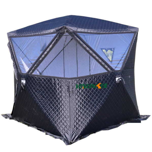 Ice fishing tent Shelter for camping sauna insulated with collapsible Fishable waterproof Eskimo with big window