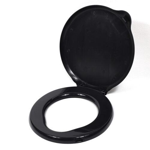 Outdoor portable toilet bucket lid