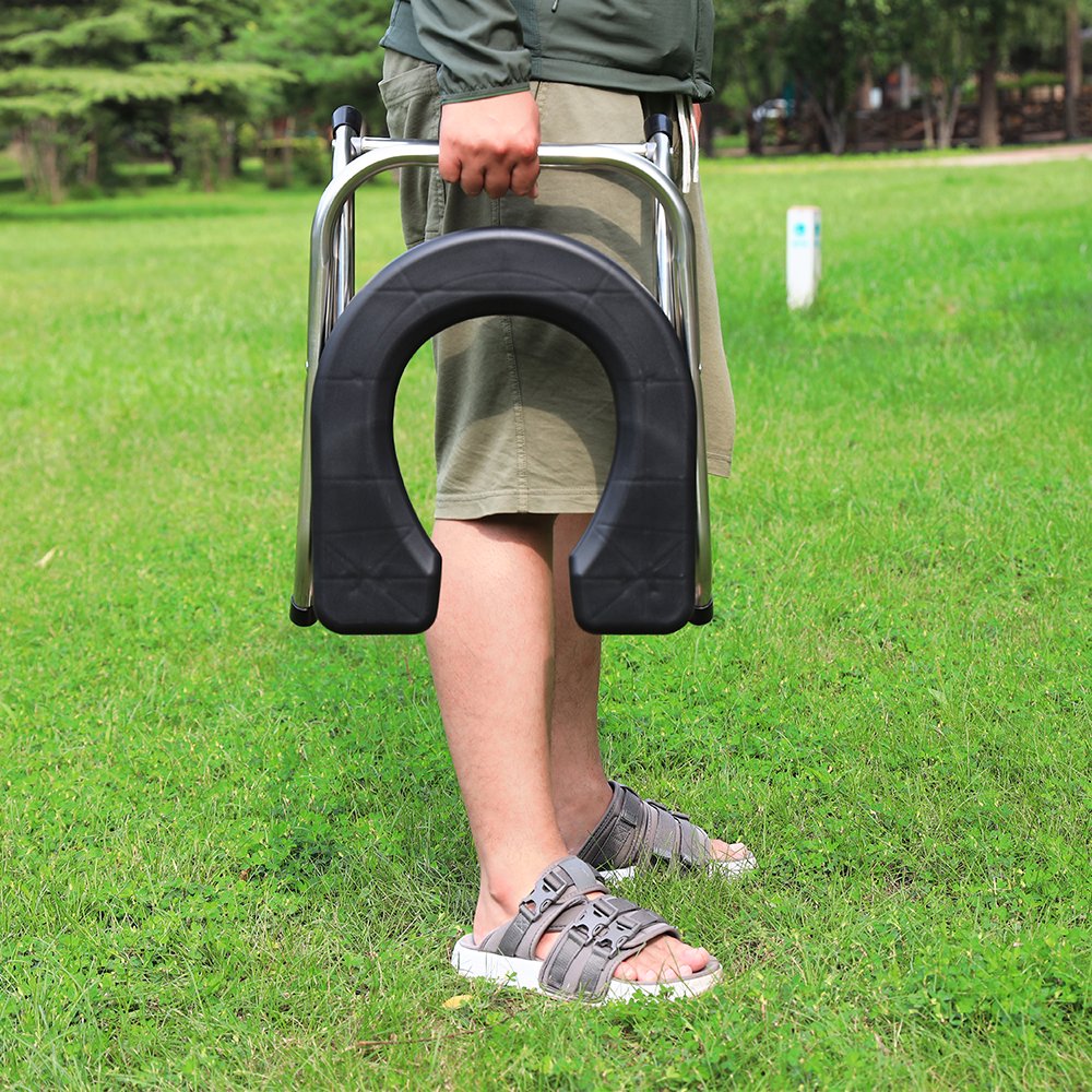 Half circle bent legs outdoor toilet Half circle bent legs outdoor toilet