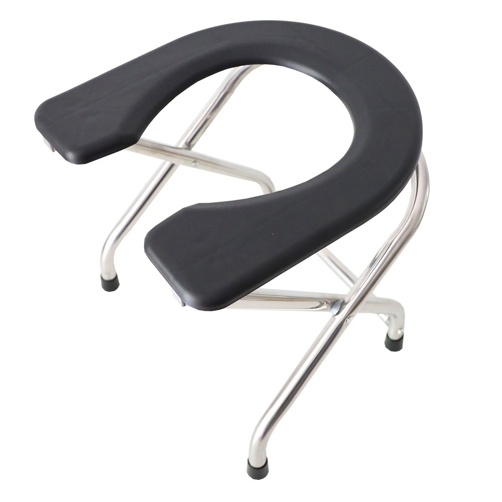 Half circle bent legs outdoor toilet Half circle bent legs outdoor toilet