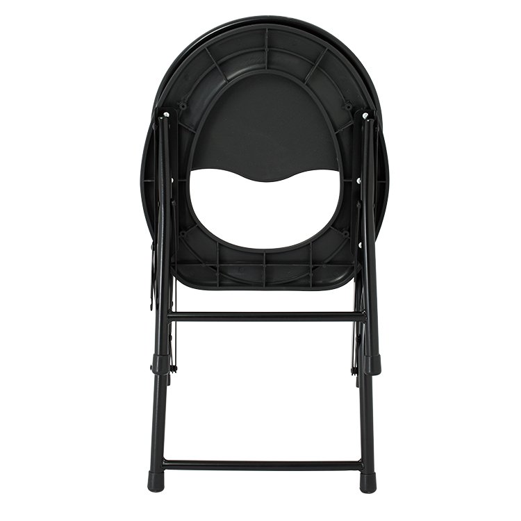 Outdoor toilet with backrest and straight legs Outdoor toilet with backrest and straight legs