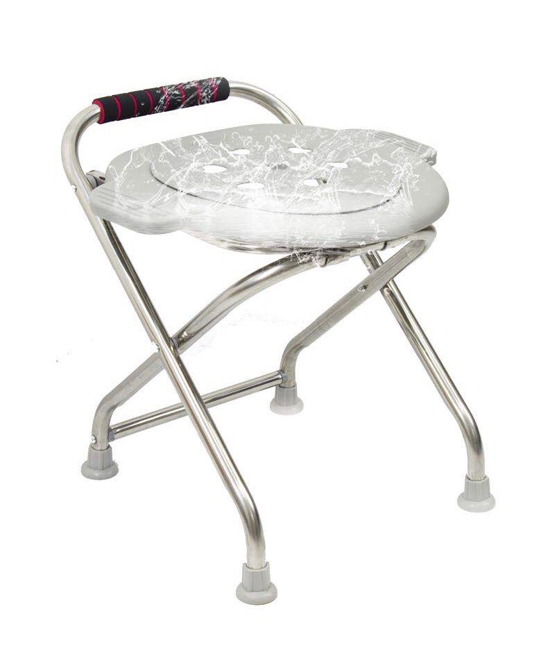 Outdoor toilet with full circle curved legs Outdoor toilet with full circle curved legs