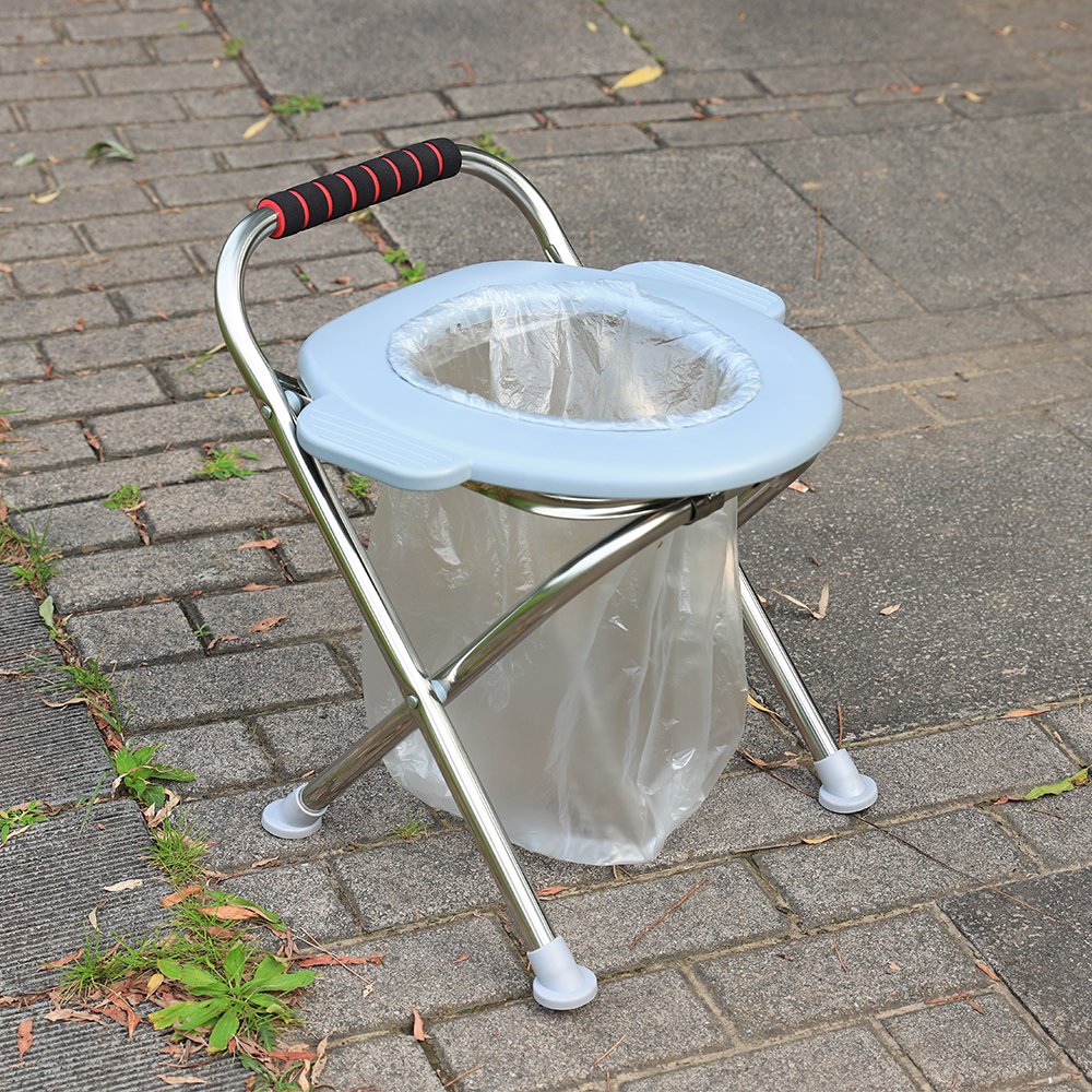 Portable straight leg outdoor toilet without beam Portable straight leg outdoor toilet without beam