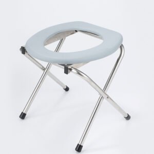 Simple portable straight leg outdoor toilet without beam Simple portable straight leg outdoor toilet without beam